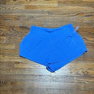 Auden Blue Ribbed Lounge Shorts